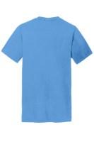 Port & Co Beach Wash Garment-Dyed Pocket Tee Feature Close-up