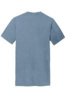Port & Co Beach Wash Garment-Dyed Pocket Tee Close Up Detail