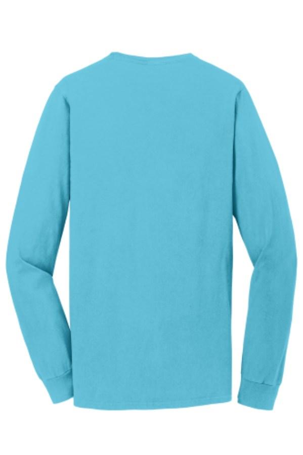 Port & Co Beach Wash Garment-Dyed Long Sleeve Tee Additional view