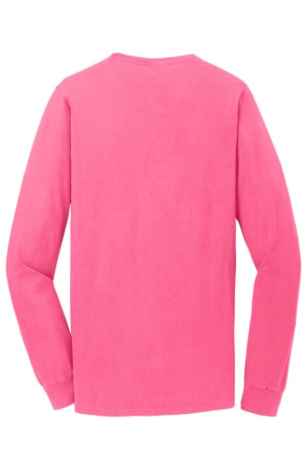 Port & Co Beach Wash Garment-Dyed Long Sleeve Tee Additional Angle