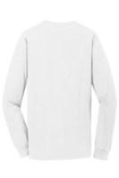 Port & Co Beach Wash Garment-Dyed Long Sleeve Tee Close Up Detail