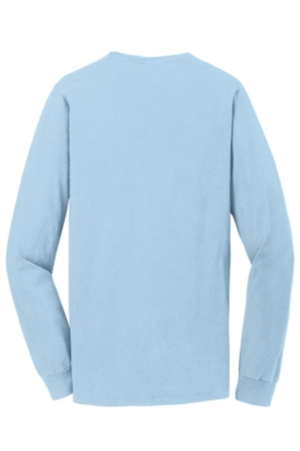 Port & Co Beach Wash Garment-Dyed Long Sleeve Tee Additional view