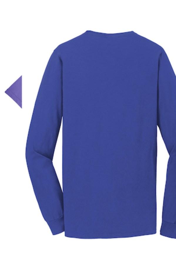 Picture of Port & Co Beach Wash Garment-Dyed Long Sleeve Tee
