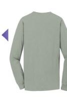 Port & Co Beach Wash Garment-Dyed Long Sleeve Tee Additional view