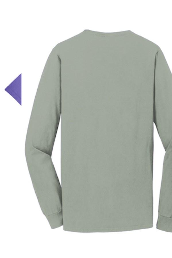 Port & Co Beach Wash Garment-Dyed Long Sleeve Tee Additional view
