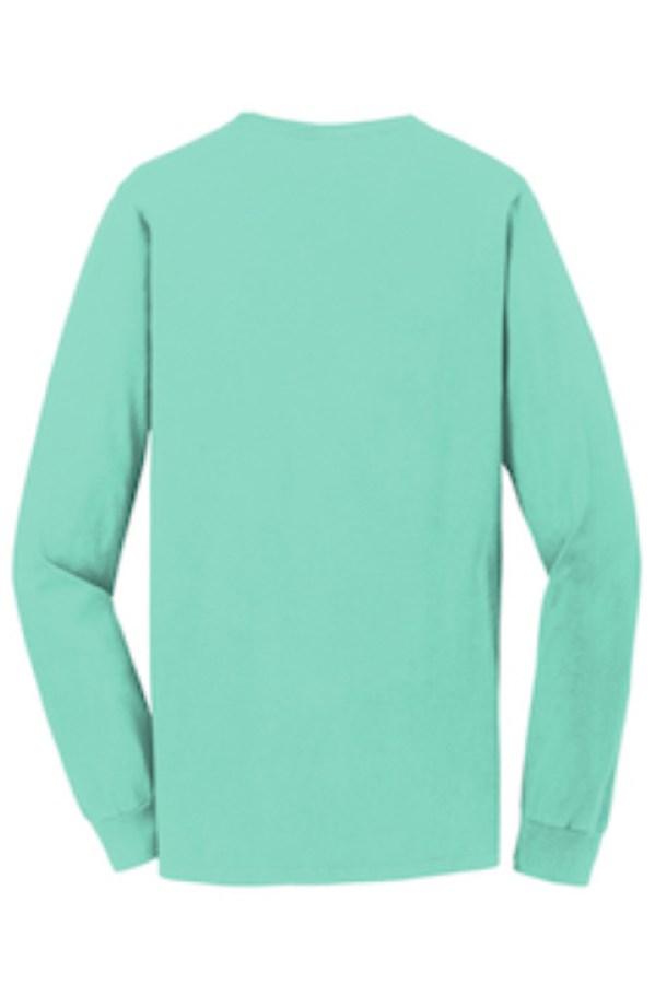 Port & Co Beach Wash Garment-Dyed Long Sleeve Tee Additional Angle