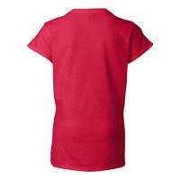 Gildan Women's Softstyle V-Neck T-Shirt Perspective View