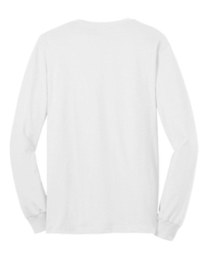 Gildan Ultra Cotton 100% US Cotton Long Sleeve T-Shirt with Pocket Perspective View