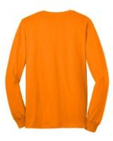 Gildan Ultra Cotton 100% US Cotton Long Sleeve T-Shirt with Pocket Feature Close-up