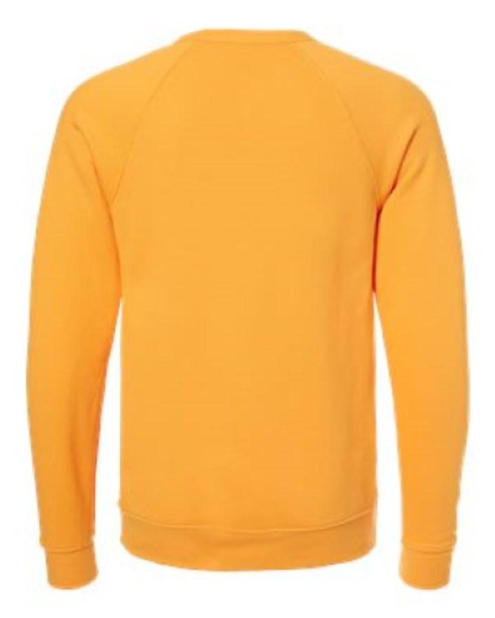 BELLA + CANVAS Sponge Fleece Raglan Crewneck Sweatshirt Alternate View