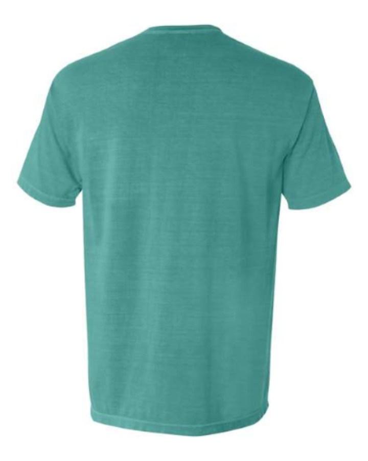 Comfort Colors Garment-Dyed Heavyweight Pocket T-Shirt Feature Close-up