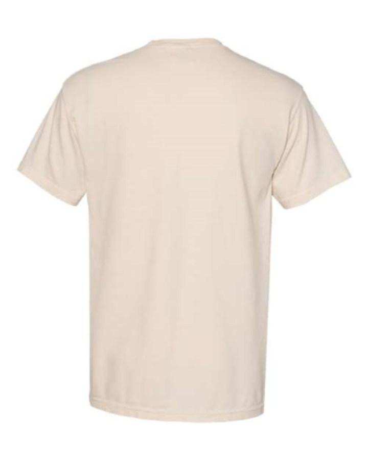 Comfort Colors Garment-Dyed Heavyweight Pocket T-Shirt Close Up Detail