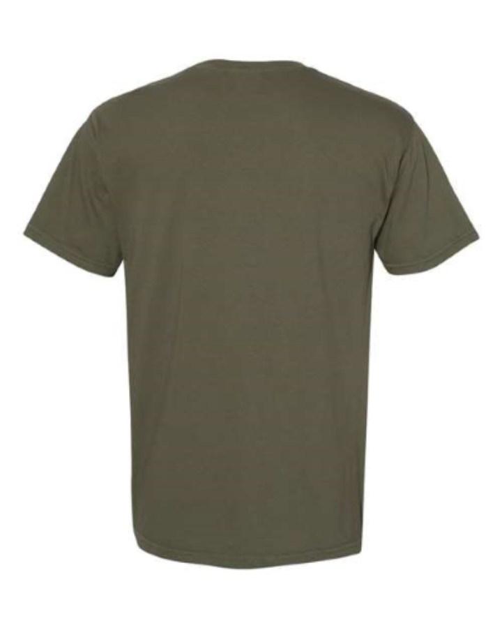 Comfort Colors Garment-Dyed Heavyweight Pocket T-Shirt Close Up Detail