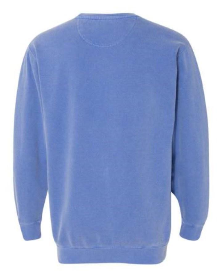 Comfort Colors Garment-Dyed Sweatshirt Close Up Detail