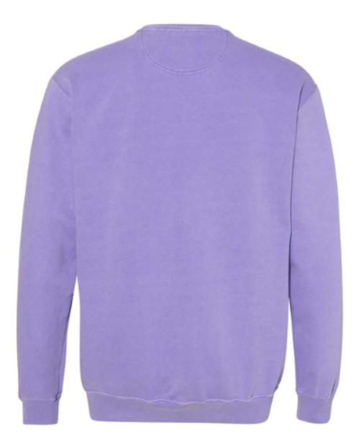 Comfort Colors Garment-Dyed Sweatshirt Close Up Detail