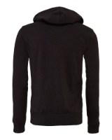 BELLA + CANVAS Sponge Fleece Full-Zip Hoodie Feature Close-up