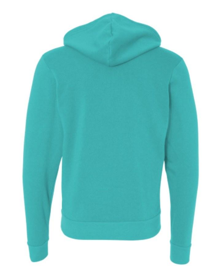 BELLA + CANVAS Sponge Fleece Full-Zip Hoodie Additional Angle