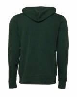 BELLA + CANVAS Sponge Fleece Full-Zip Hoodie Feature Close-up