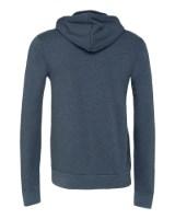 BELLA + CANVAS Sponge Fleece Full-Zip Hoodie Feature Close-up