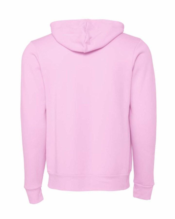 BELLA + CANVAS Sponge Fleece Full-Zip Hoodie Perspective View