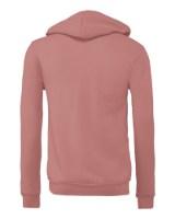 BELLA + CANVAS Sponge Fleece Full-Zip Hoodie Feature Close-up