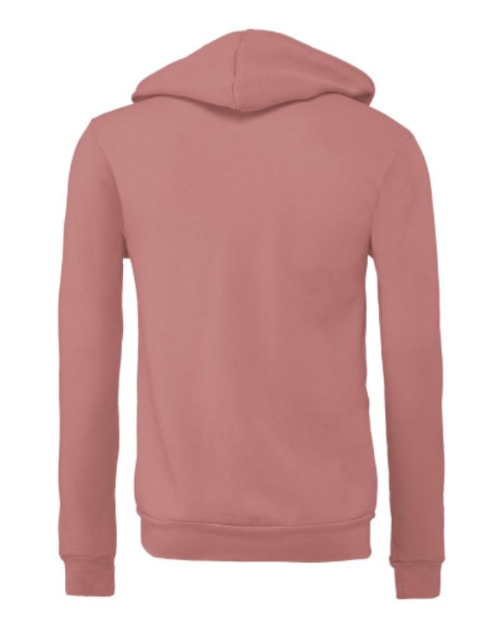 BELLA + CANVAS Sponge Fleece Full-Zip Hoodie Feature Close-up