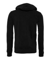 BELLA + CANVAS Sponge Fleece Full-Zip Hoodie Close Up Detail