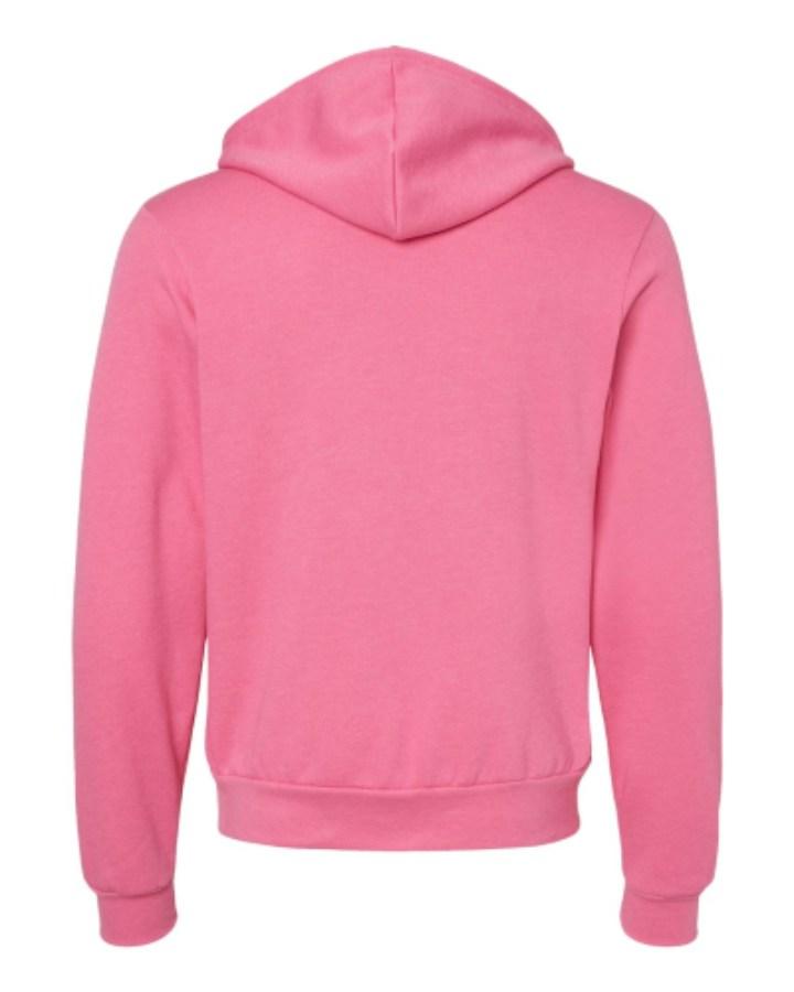 BELLA + CANVAS Sponge Fleece Full-Zip Hoodie Additional Angle
