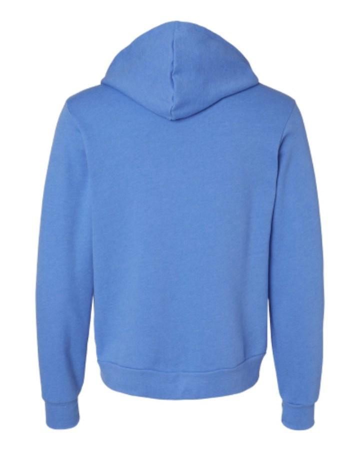 BELLA + CANVAS Sponge Fleece Full-Zip Hoodie Alternate View
