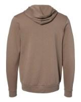 BELLA + CANVAS Sponge Fleece Full-Zip Hoodie Feature Close-up