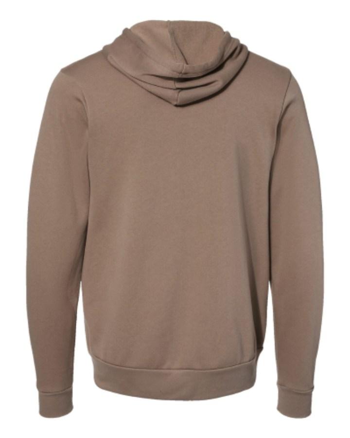 BELLA + CANVAS Sponge Fleece Full-Zip Hoodie Feature Close-up