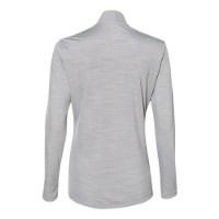 Adidas Women's Lightweight Mélange 1/4-Zip Pullover Feature Close-up