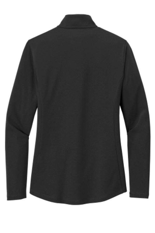 Port Authority Women's Dry Zone UV Micro-Mesh 1/4-Zip Feature Close-up