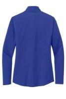 Port Authority Women's Dry Zone UV Micro-Mesh 1/4-Zip Close Up Detail