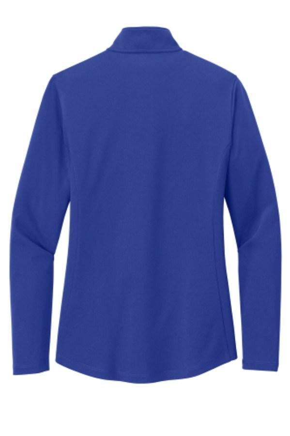 Port Authority Women's Dry Zone UV Micro-Mesh 1/4-Zip Close Up Detail