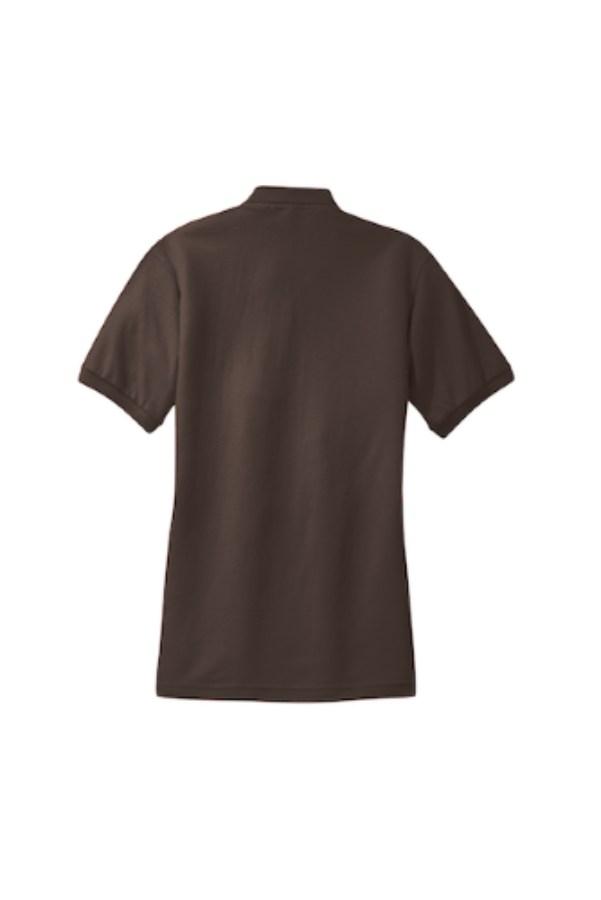 Port Authority Women's Silk Touch Polo Close Up Detail