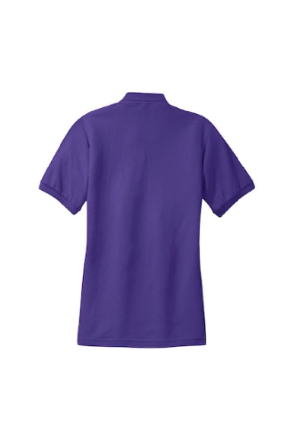 Port Authority Women's Silk Touch Polo Feature Close-up