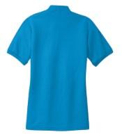 Port Authority Women's Silk Touch Polo Feature Close-up