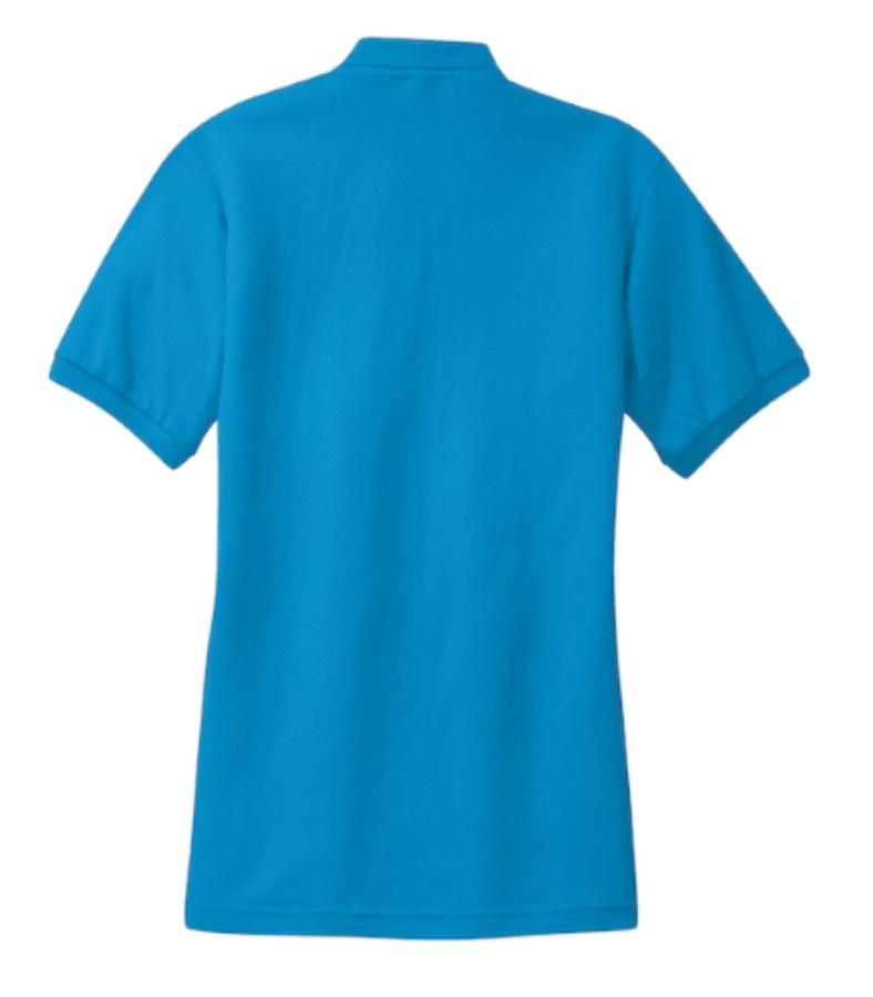 Port Authority Women's Silk Touch Polo Feature Close-up