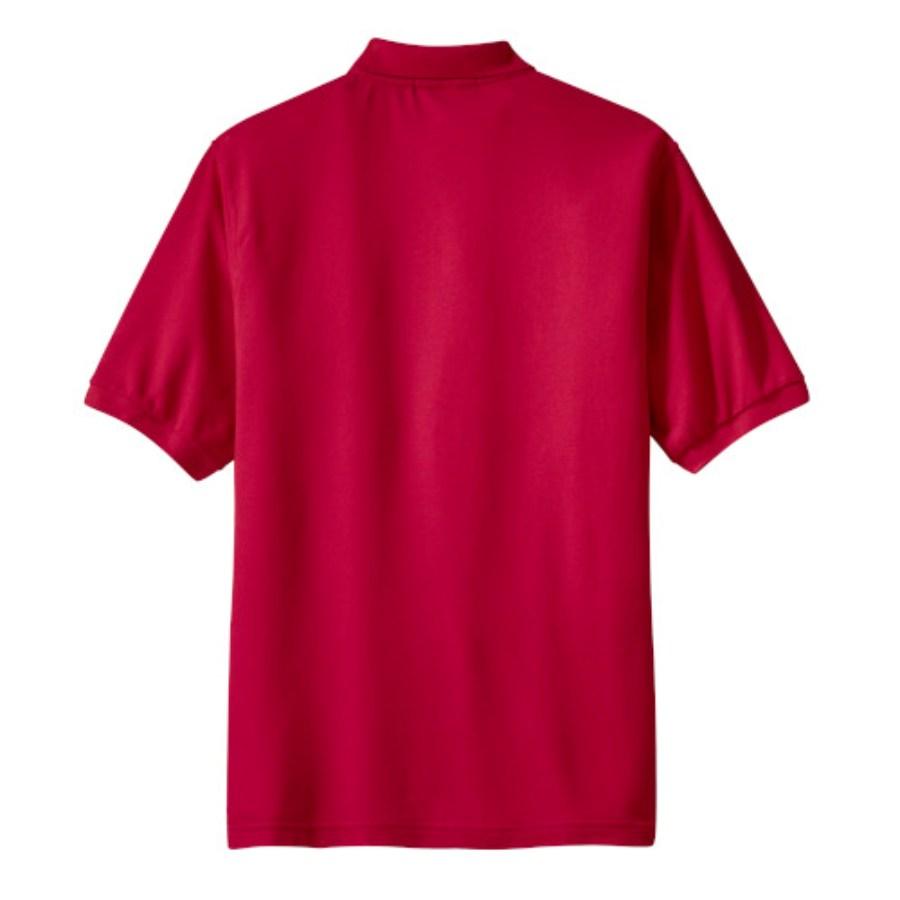 Port Authority Silk Touch Polo with Pocket Feature Close-up