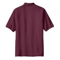 Port Authority Silk Touch Polo with Pocket Close Up Detail