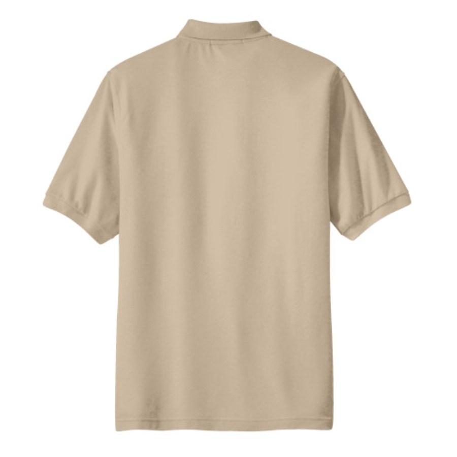Port Authority Silk Touch Polo with Pocket Perspective View