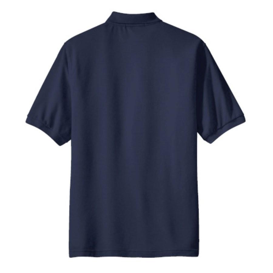 Port Authority Silk Touch Polo with Pocket Feature Close-up