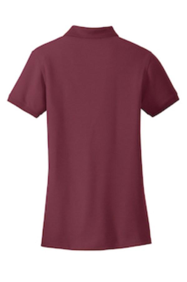 Port Authority Women's Core Classic Pique Polo Close Up Detail