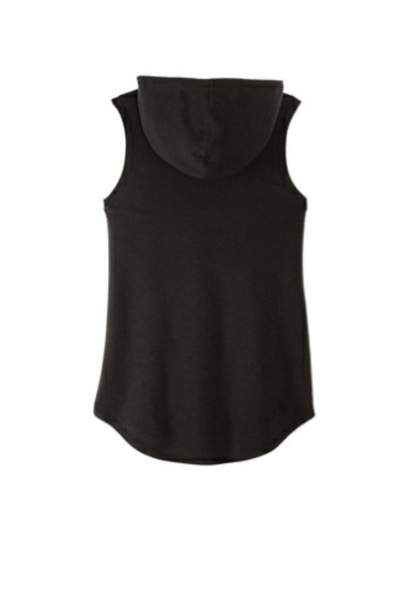 District Women's Perfect Tri Sleeveless Hoodie Perspective View