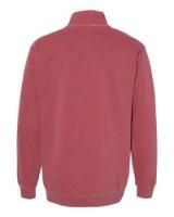 Comfort Colors Unisex Garment-Dyed 1/4-Zip Sweatshirt Close Up Detail