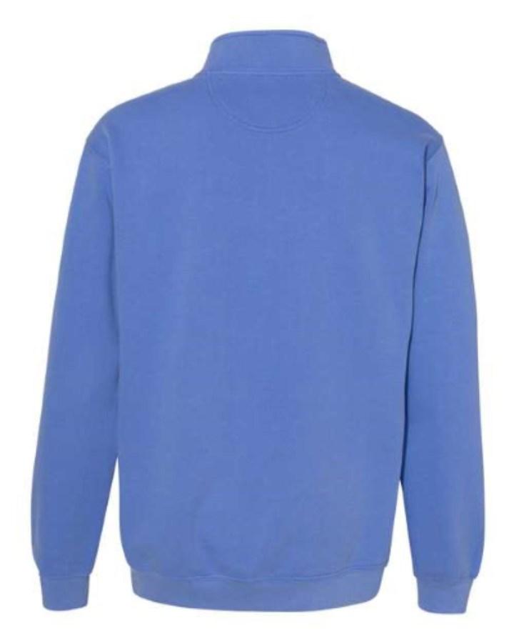 Comfort Colors Unisex Garment-Dyed 1/4-Zip Sweatshirt Additional Angle