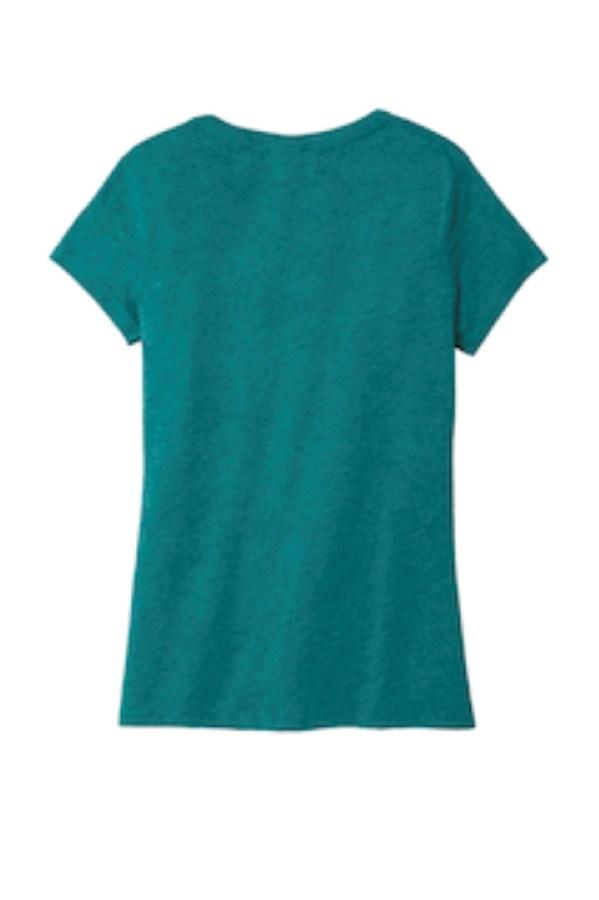 District Women's Perfect Tri V-Neck T-Shirt Feature Close-up