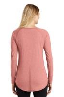 District Women's Perfect Tri Long Sleeve Tunic T-Shirt Additional Angle