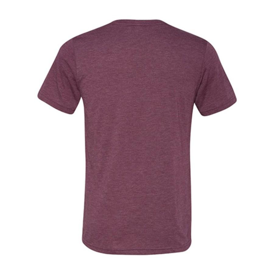 BELLA + CANVAS Triblend V-Neck Tee Feature Close-up